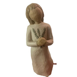 Willow Tree ANGEL OF REMEMBRANCE 5 1/4" Figurine Susan Lordi DEMDACO 2001 flaw